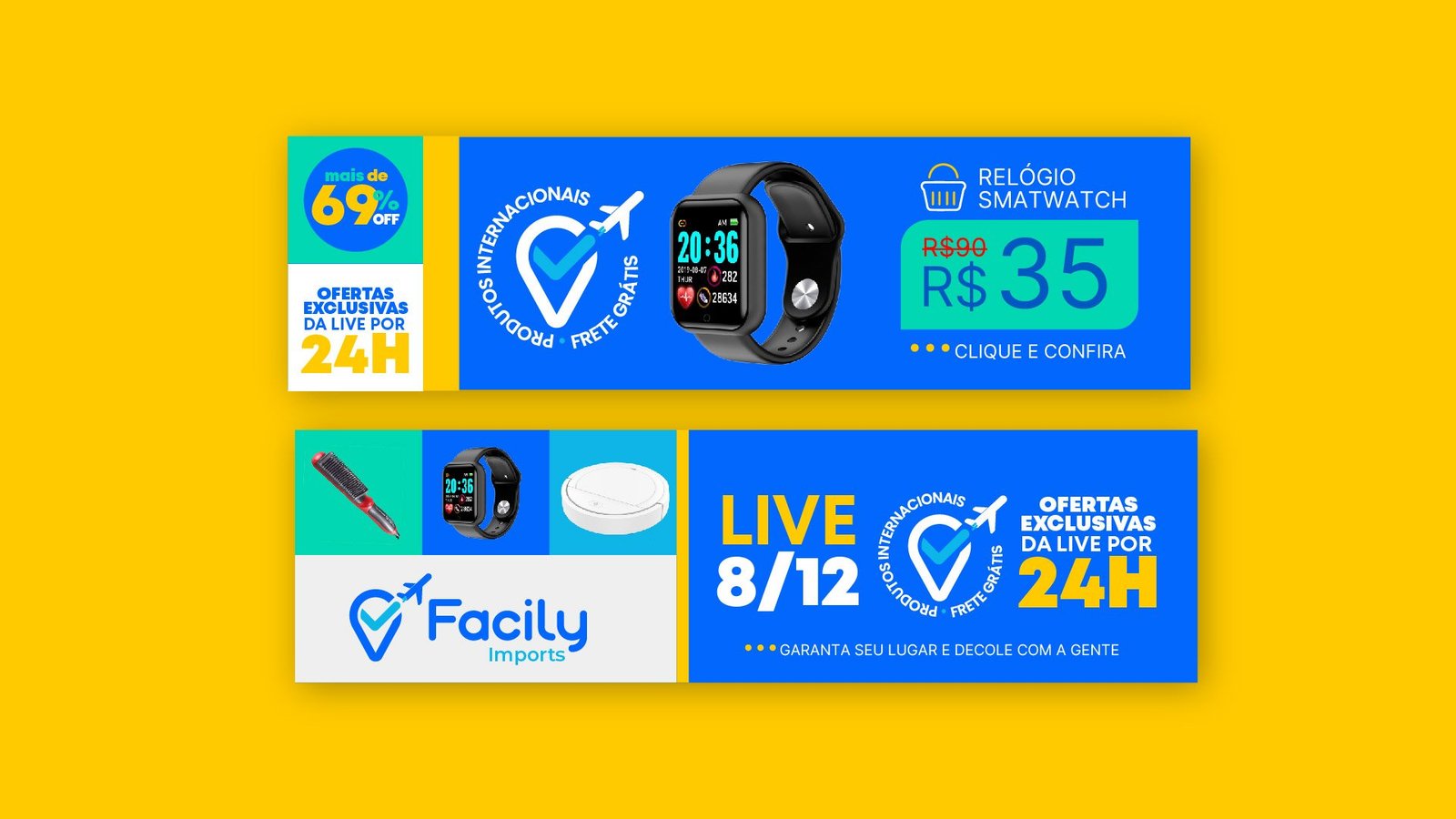 Banners digitais