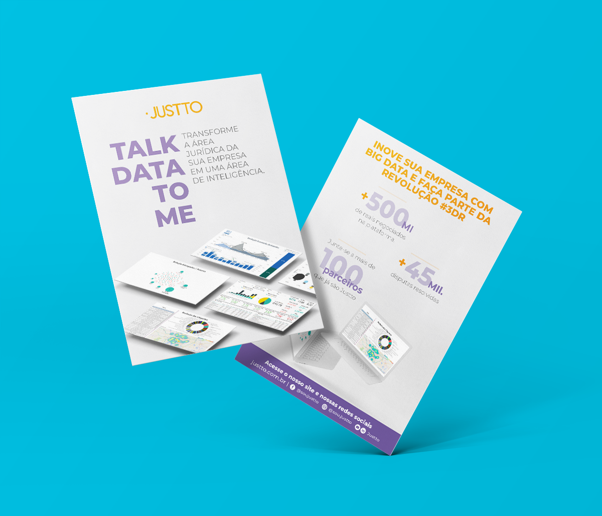 JUSTTO — Materiais impressos — peça 2