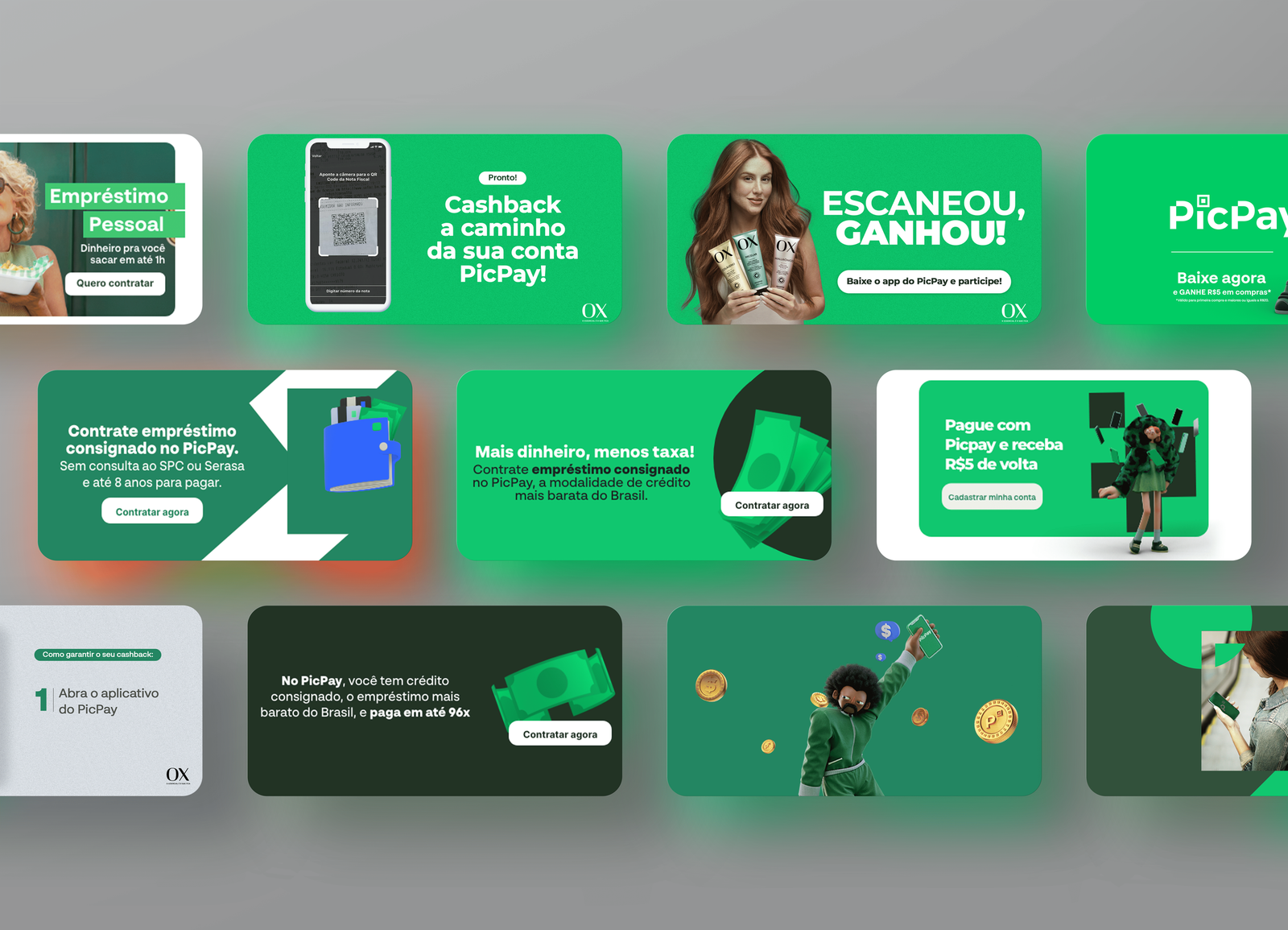 Banners de campanhas PicPay