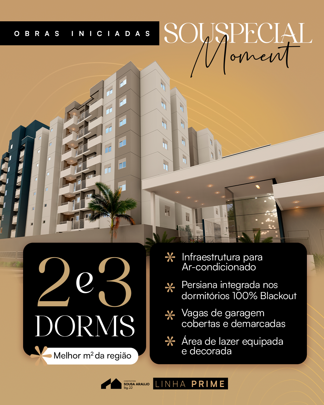post Linha Prime Moment Obras iniciadas